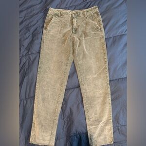 Mid Rise Hello Nite Stretchy Corduroy Pants Straight Leg 4/6